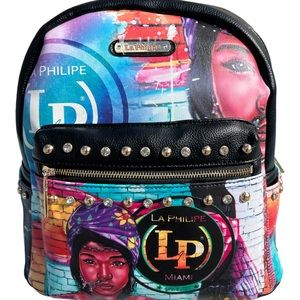 La Philipe Miami Bag Purse Nwt Tote Clutch Backpack Wynwood Street Art Travel